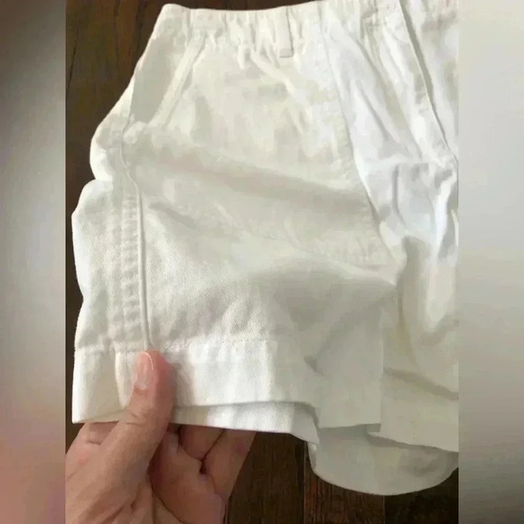 Jones New York Signature Women’s 12 White 100% Cotton Deep Pocket Shorts - Picture 10 of 11